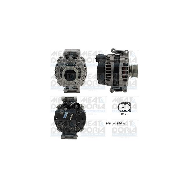 Generator 12V 150A Meat & doria 5510640G MEAT & DORIA