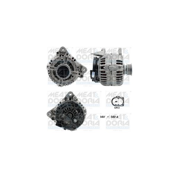 Generator 12V 140A Meat & doria 5510665G MEAT & DORIA