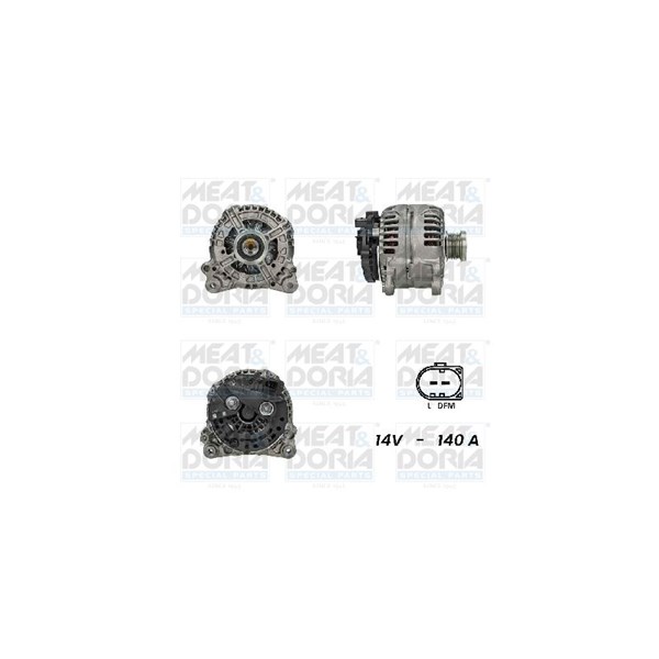 Generator 12V 140A Meat & doria 5510666G MEAT & DORIA
