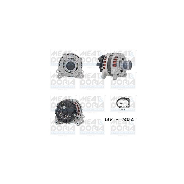 Generator 14V 140A Meat & doria 5510669G MEAT & DORIA