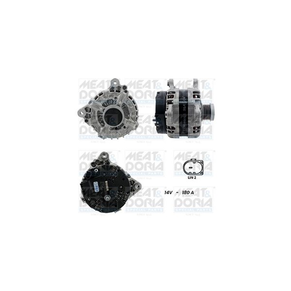 Generator 12V 180A Meat & doria 5510671G MEAT & DORIA