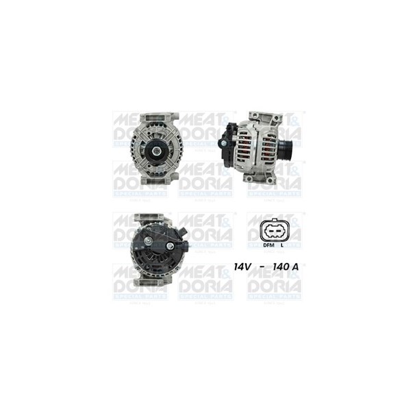 Generator 12V 140A Meat & doria 5510681G MEAT & DORIA