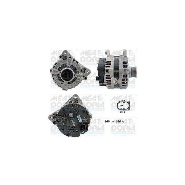 Generator 12V 150A Meat & doria 5510690G MEAT & DORIA