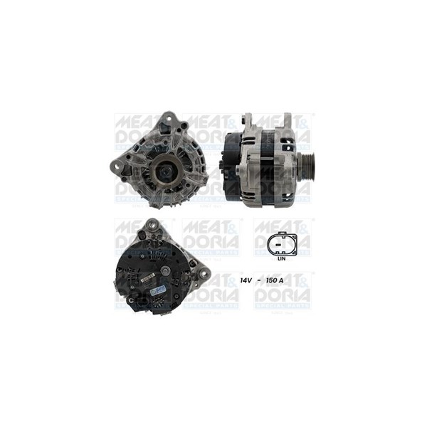 Generator 12V 150A Meat & doria 5510692G MEAT & DORIA