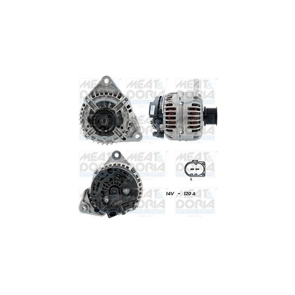 Generator 12V 120A Meat & doria 5510696G MEAT & DORIA