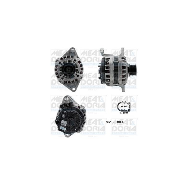 Generator 12V 110A Meat & doria 5510698G MEAT & DORIA