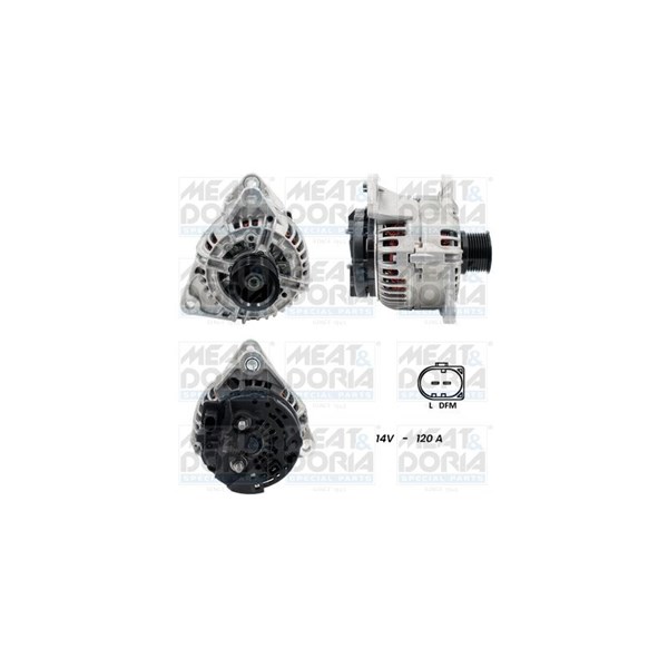 Generator 12V 120A Meat & doria 5510746G MEAT & DORIA