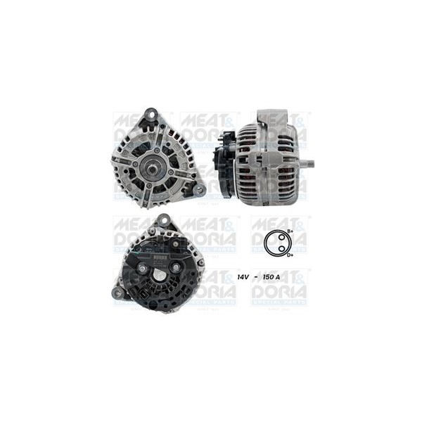 Generator 12V 150A Meat & doria 5510753G MEAT & DORIA