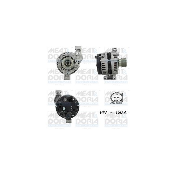 Generator 12V 150A Meat & doria 5510765G MEAT & DORIA