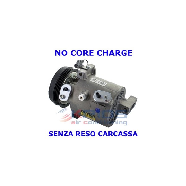 Kompressor, klimatanläggning 12V Meat & doria K12172R MEAT & DORIA