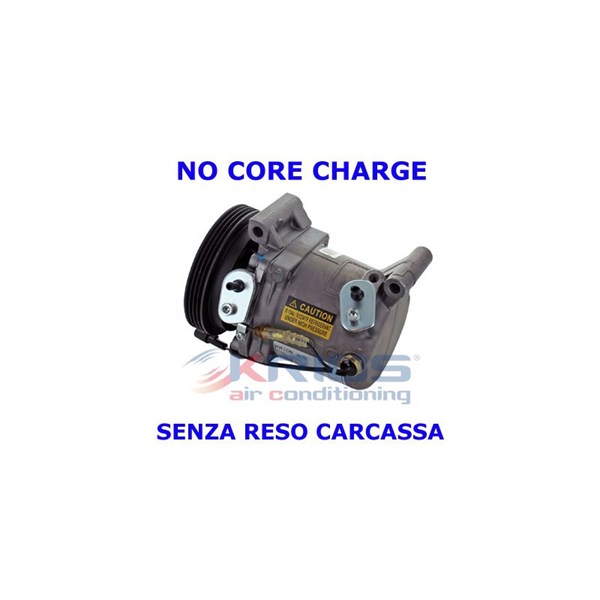 Kompressor, klimatanläggning 12V Meat & doria K13028R MEAT & DORIA