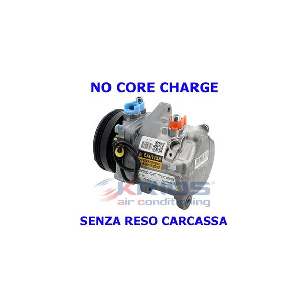 Kompressor, klimatanläggning 12V Meat & doria K13029R MEAT & DORIA