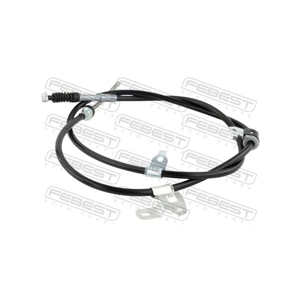 Vajer, parkeringsbroms, Höger bak Febest 01100-ZZE120RH FEBEST