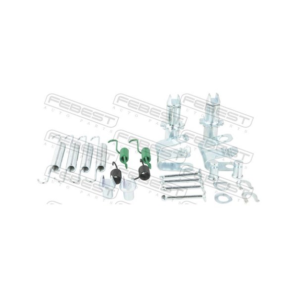 Tillbehörssats, bromsbackar, parkeringsbroms Febest 0304-CRVR-KIT FEBEST