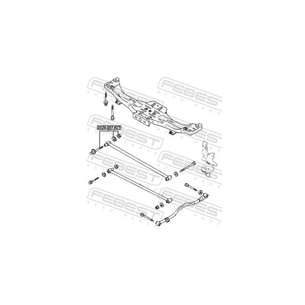Inställningsskruv, camber Febest 0529-007-KIT FEBEST