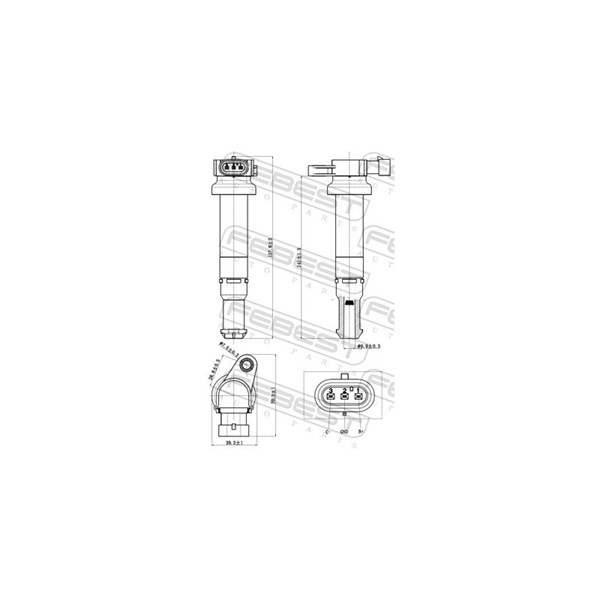 Tändspole Febest 12640-008 FEBEST