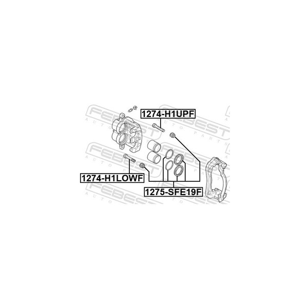 Reparationssats, bromsok, Framaxel Febest 1275-SFE19F FEBEST Reparationssats, bromsok, Framaxel Febest 1275-SFE19F FEBEST