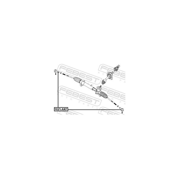Styrled, Framaxel Febest 1821-ANT FEBEST Styrled, Framaxel Febest 1821-ANT FEBEST