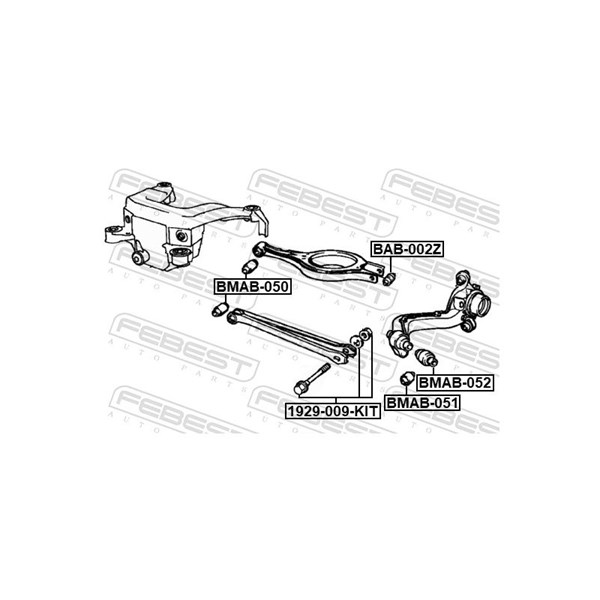 Inställningsskruv, camber Febest 1929-009-KIT FEBEST Inställningsskruv, camber Febest 1929-009-KIT FEBEST