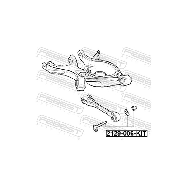 Inställningsskruv, camber Febest 2129-006-KIT FEBEST Inställningsskruv, camber Febest 2129-006-KIT FEBEST