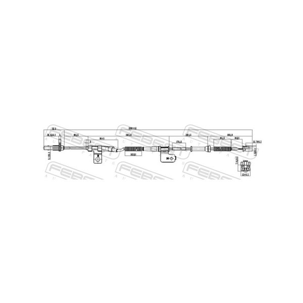 ABS-givare, Sensor, hjulvarvtal, framaxel höger Febest 22606-002 FEBEST ABS-givare, Sensor, hjulvarvtal, framaxel höger Febest 22606-002 FEBEST