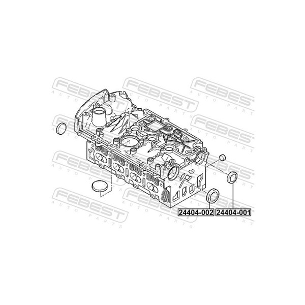 Expansionsplugg/ Frostplugg Febest 24404-001 FEBEST