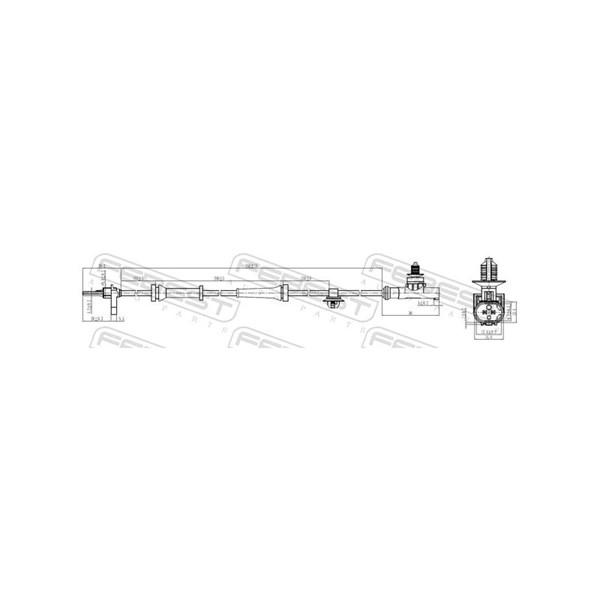 ABS-givare, Sensor, hjulvarvtal, Framaxel Febest 25606-006 FEBEST ABS-givare, Sensor, hjulvarvtal, Framaxel Febest 25606-006 FEBEST