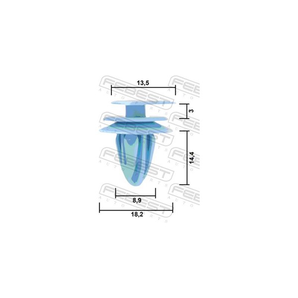 Clip, list Febest 88570-005 FEBEST Clip, list Febest 88570-005 FEBEST