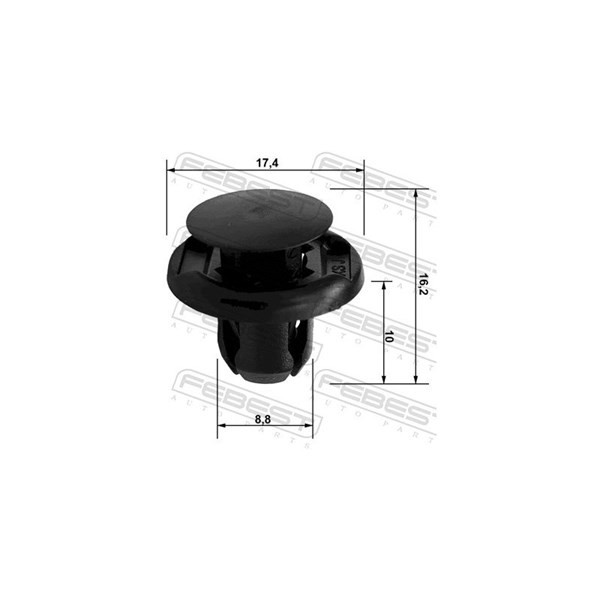 Clip, list Febest 88570-008 FEBEST Clip, list Febest 88570-008 FEBEST