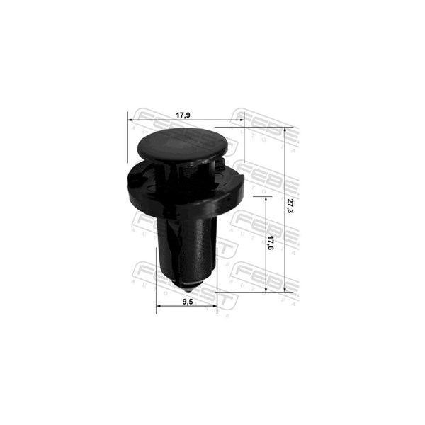Clip, stötfångare Febest 88570-016 FEBEST Clip, stötfångare Febest 88570-016 FEBEST