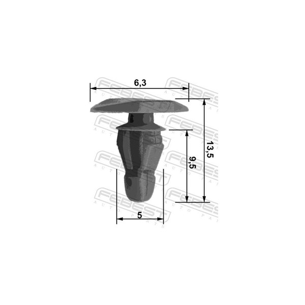 Clip, list Febest 88570-023 FEBEST Clip, list Febest 88570-023 FEBEST