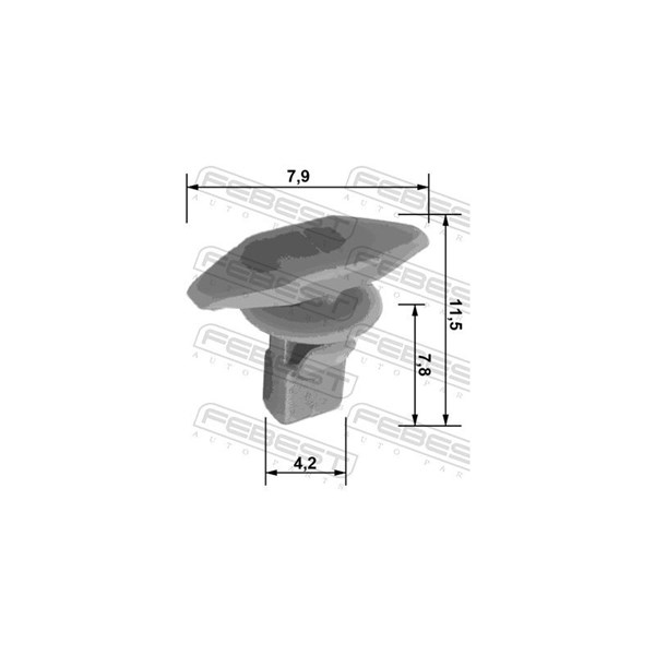 Clip, list Febest 88570-026 FEBEST Clip, list Febest 88570-026 FEBEST