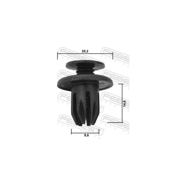 Clip, list, Bak Febest 88570-046 FEBEST