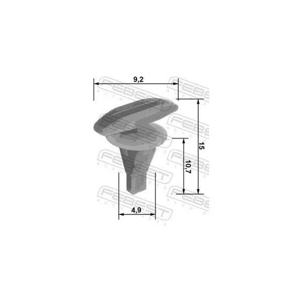 Clip, list Febest 88570-052 FEBEST Clip, list Febest 88570-052 FEBEST