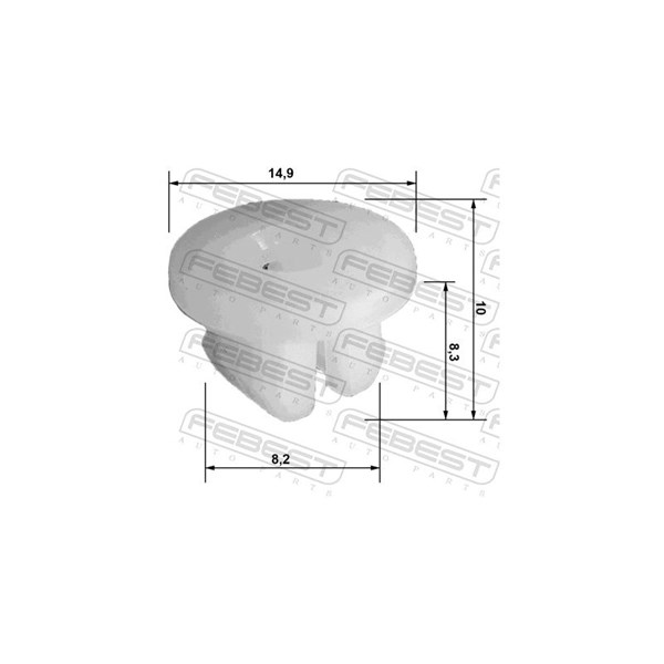 Clip, list Febest 88570-063 FEBEST Clip, list Febest 88570-063 FEBEST