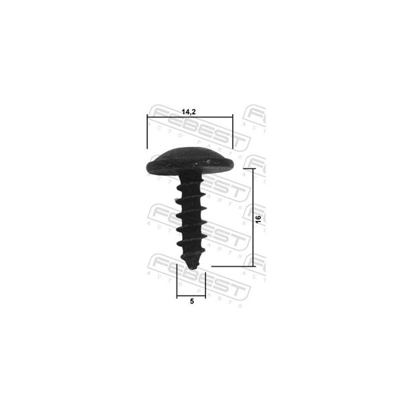 Motor-/underredesskydd Febest 88570-167 FEBEST
