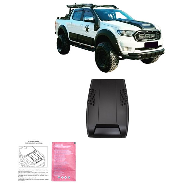 Motorhuvs luftintag (Scoop) Ford Ranger T7/T8 2015-2022 OneWay Motorhuvs luftintag (Scoop) Ford Ranger T7/T8 2015-2022 OneWay