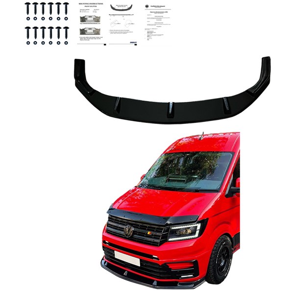 Front Spoiler Lip VW Crafter MK2 & MAN TGE MK1 PreFL 2016- OneWay Front Spoiler Lip VW Crafter MK2 & MAN TGE MK1 PreFL 2016- OneWay