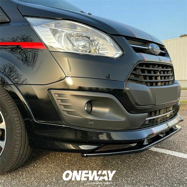 Front Spoiler Lip Ford Transit Custom MK1 Sportline 12-23 OneWay Front Spoiler Lip Ford Transit Custom MK1 Sportline 12-23 OneWay