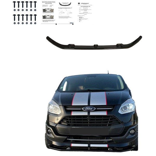 Front Spoiler Lip Ford Transit Custom MK1 Sportline 12-23 OneWay Front Spoiler Lip Ford Transit Custom MK1 Sportline 12-23 OneWay