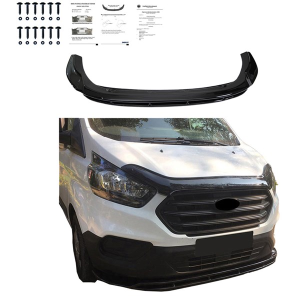 Front Spoiler Lip Ford Transit Custom MK1 FL 2018-2023 OneWay Front Spoiler Lip Ford Transit Custom MK1 FL 2018-2023 OneWay