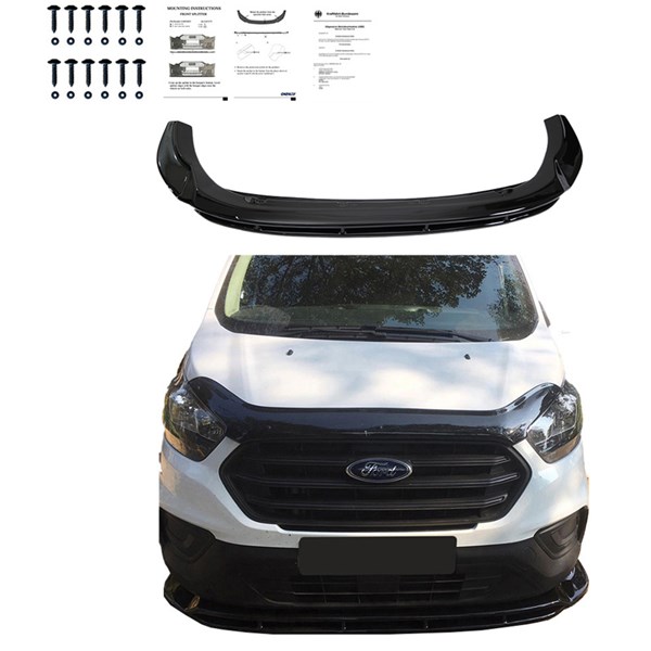 Front Spoiler Lip Ford Transit Custom MK1 FL 2018-2023 OneWay Front Spoiler Lip Ford Transit Custom MK1 FL 2018-2023 OneWay