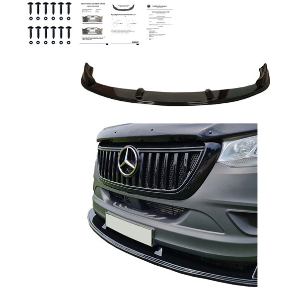 Front Spoiler Lip Mercedes Sprinter W907 2018- OneWay Front Spoiler Lip Mercedes Sprinter W907 2018- OneWay