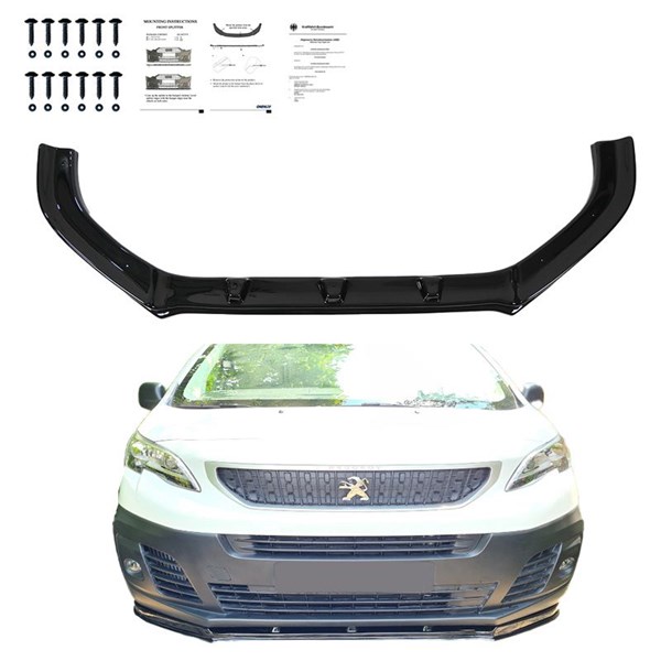 Front Spoiler Lip Peugeot Expert 3rd Gen. 2016- OneWay Front Spoiler Lip Peugeot Expert 3rd Gen. 2016- OneWay