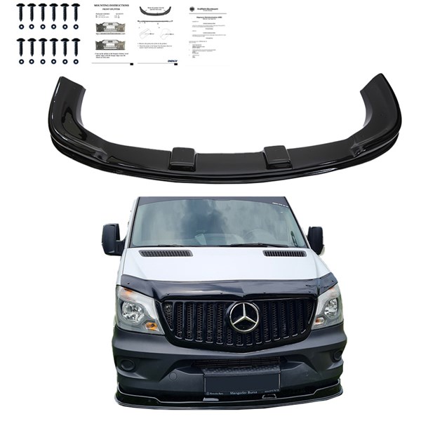 Front Spoiler Lip Mercedes Sprinter W906 Facelift 2014-2018 OneWay Front Spoiler Lip Mercedes Sprinter W906 Facelift 2014-2018 OneWay