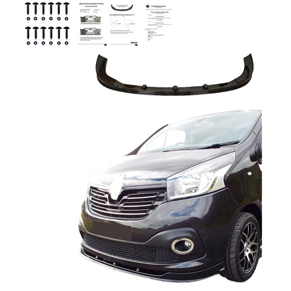 Front Spoiler Lip Renault Trafic X82 2014-2018 OneWay Front Spoiler Lip Renault Trafic X82 2014-2018 OneWay