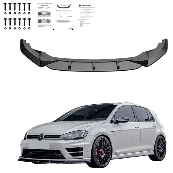 Front Spoiler Lip VW Golf VII HB/Variant R/R Line 2013-2016 OneWay Front Spoiler Lip VW Golf VII HB/Variant R/R Line 2013-2016 OneWay
