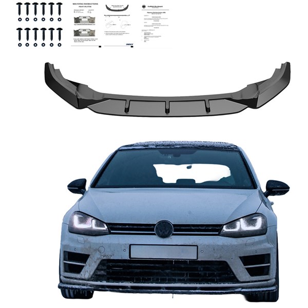 Front Spoiler Lip VW Golf VII HB/Variant R/R Line 2013-2016 OneWay Front Spoiler Lip VW Golf VII HB/Variant R/R Line 2013-2016 OneWay