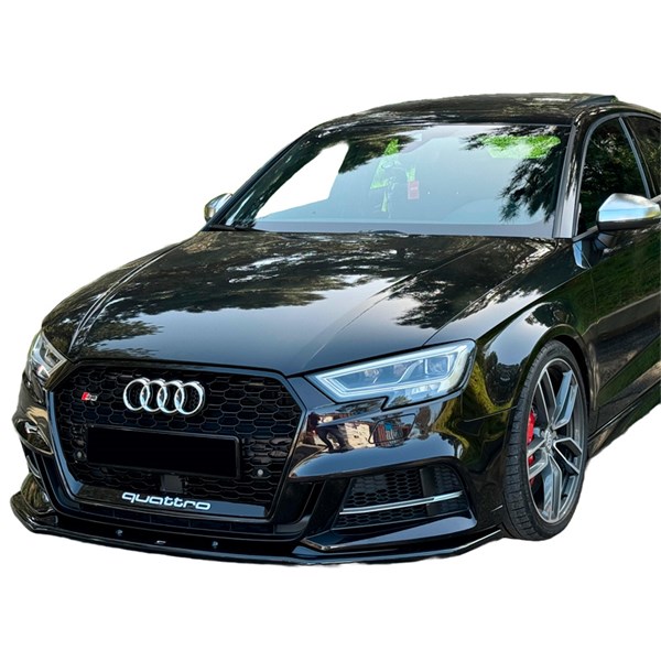 Front Spoiler Lip Audi S3 8V Sedan 2016-2020 OneWay