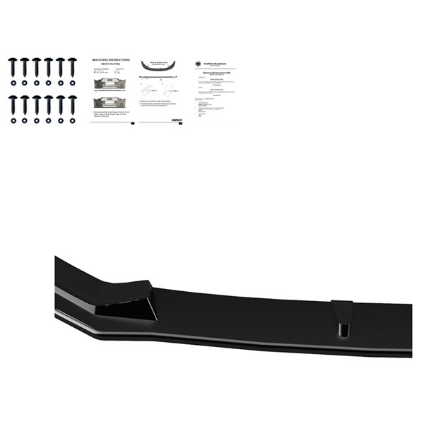 Front Spoiler Lip Audi S3 8V Sedan 2016-2020 OneWay Front Spoiler Lip Audi S3 8V Sedan 2016-2020 OneWay